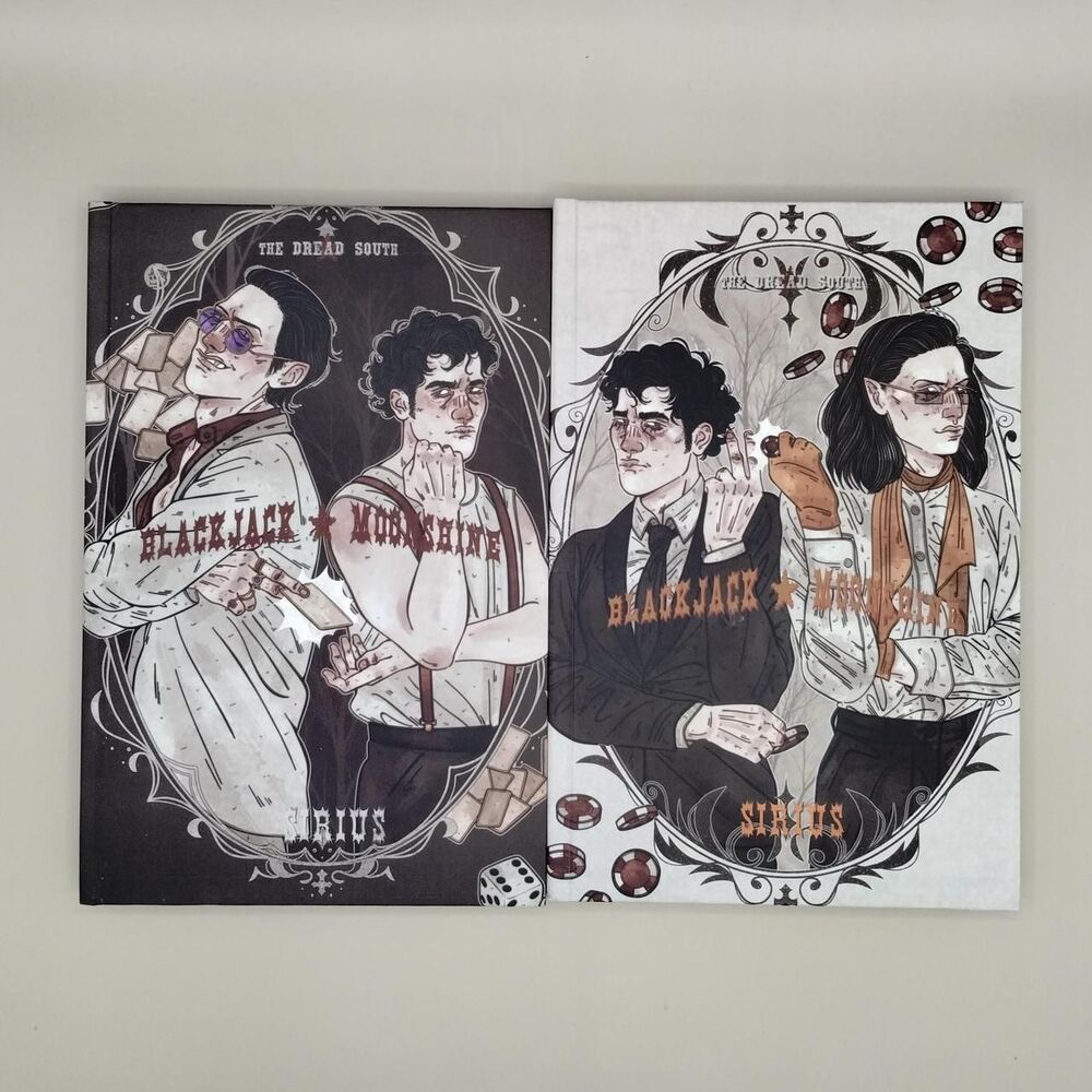Two signed copies of Blackjack + Moonshine by Sirius.